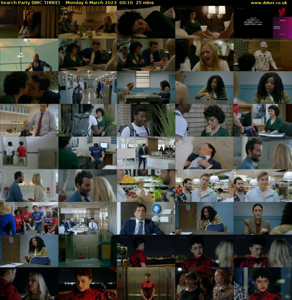 Search Party (BBC THREE) Monday 6 March 2023 00:10 - 00:35