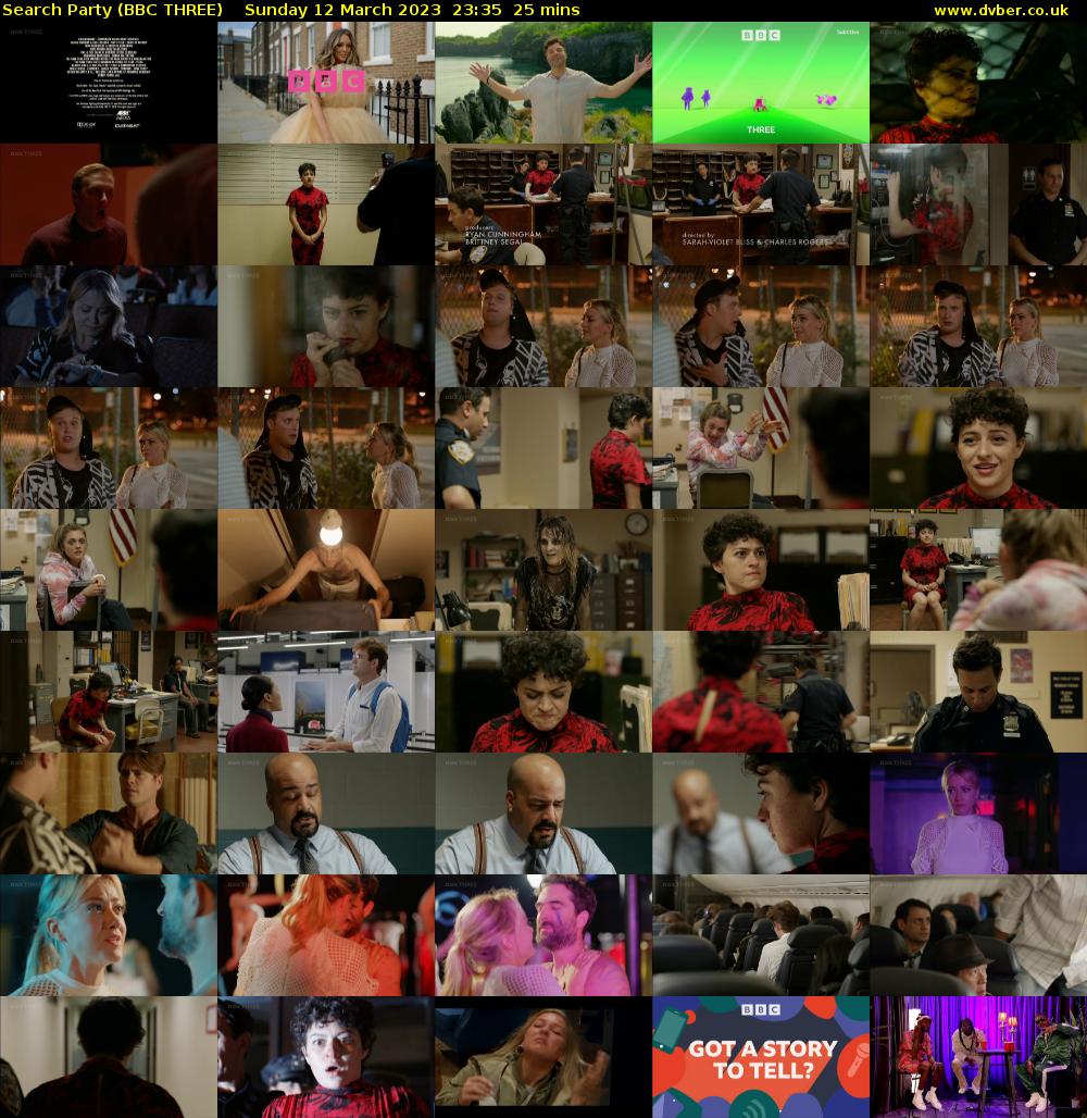 Search Party (BBC THREE) Sunday 12 March 2023 23:35 - 00:00