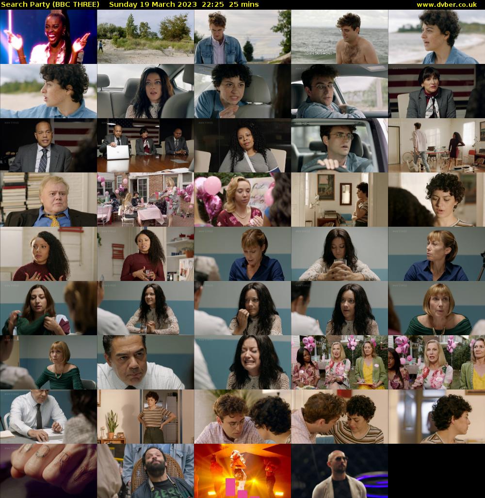 Search Party (BBC THREE) Sunday 19 March 2023 22:25 - 22:50