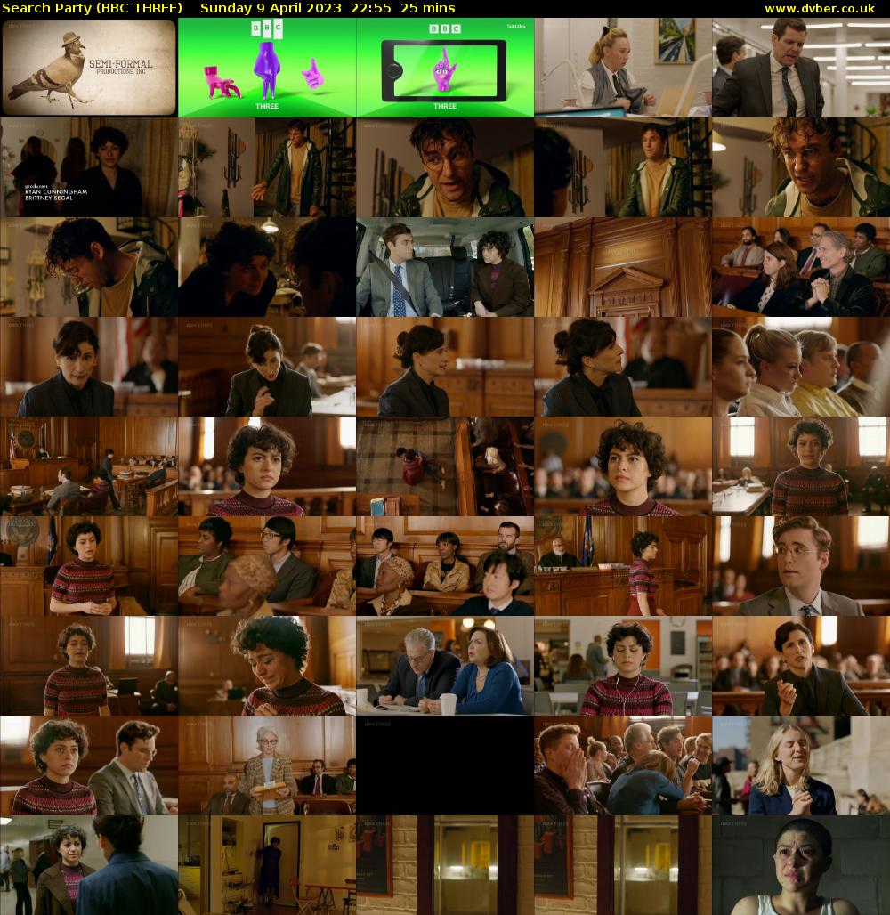 Search Party (BBC THREE) Sunday 9 April 2023 22:55 - 23:20