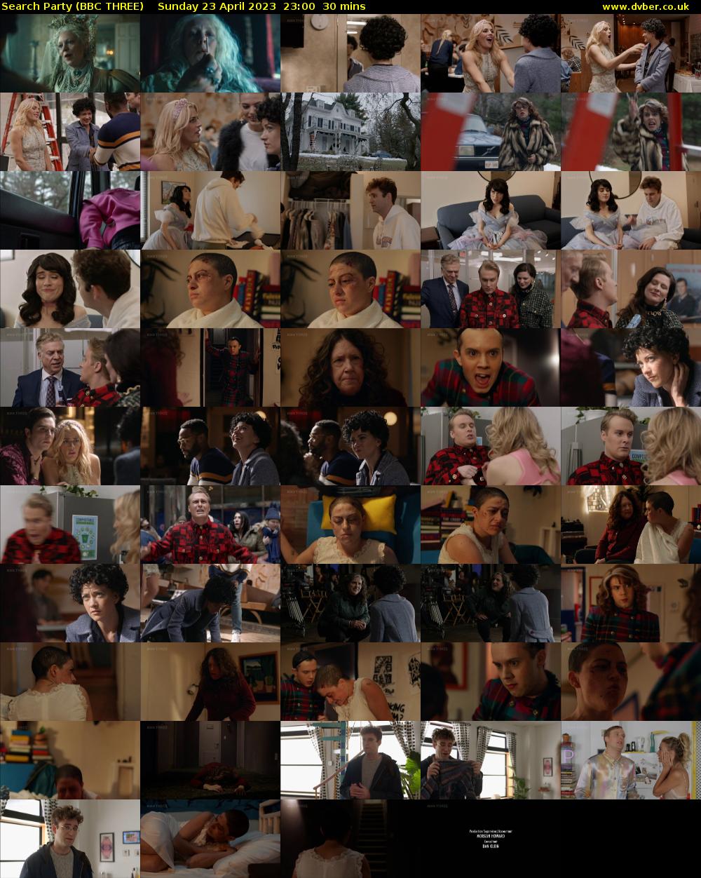 Search Party (BBC THREE) Sunday 23 April 2023 23:00 - 23:30