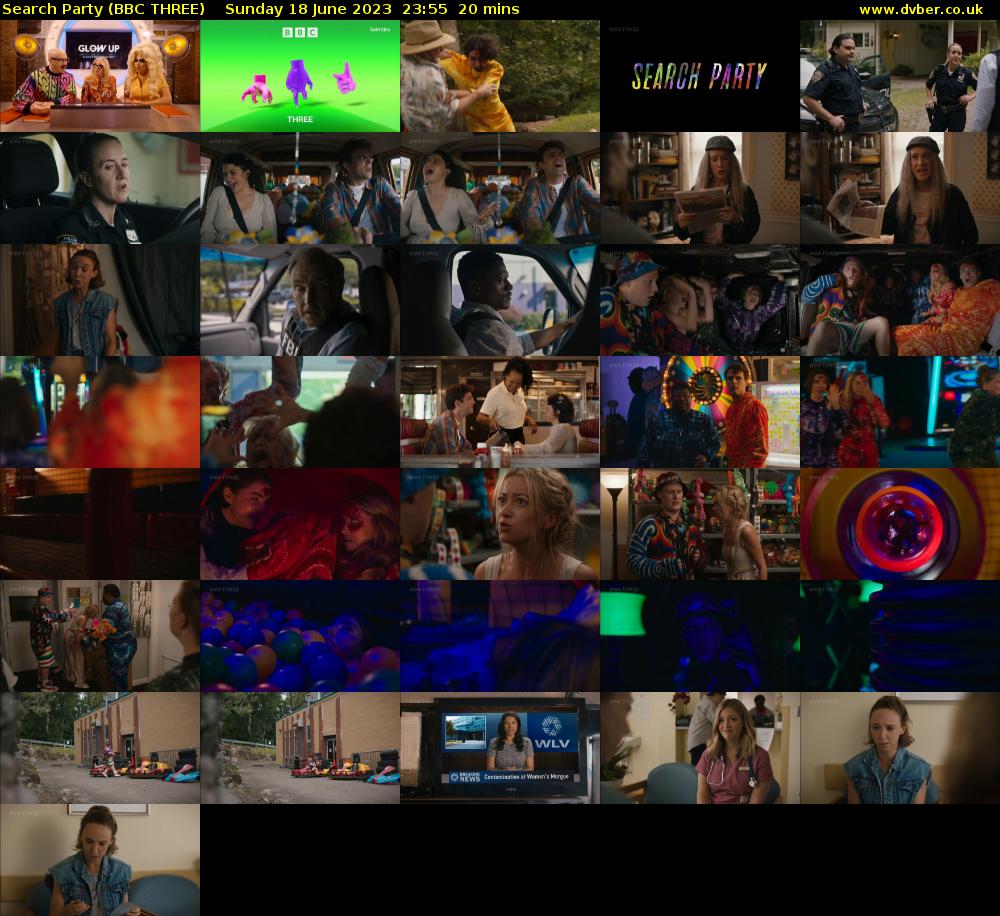Search Party (BBC THREE) Sunday 18 June 2023 23:55 - 00:15