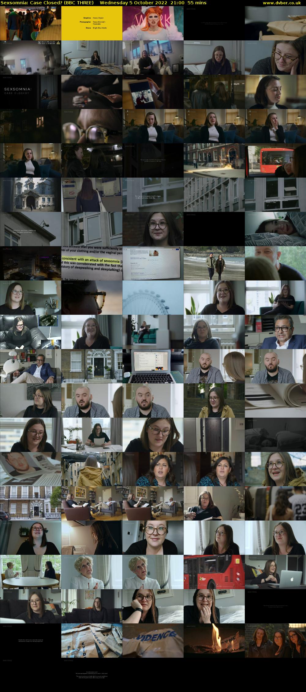 Sexsomnia: Case Closed? (BBC THREE) Wednesday 5 October 2022 21:00 - 21:55
