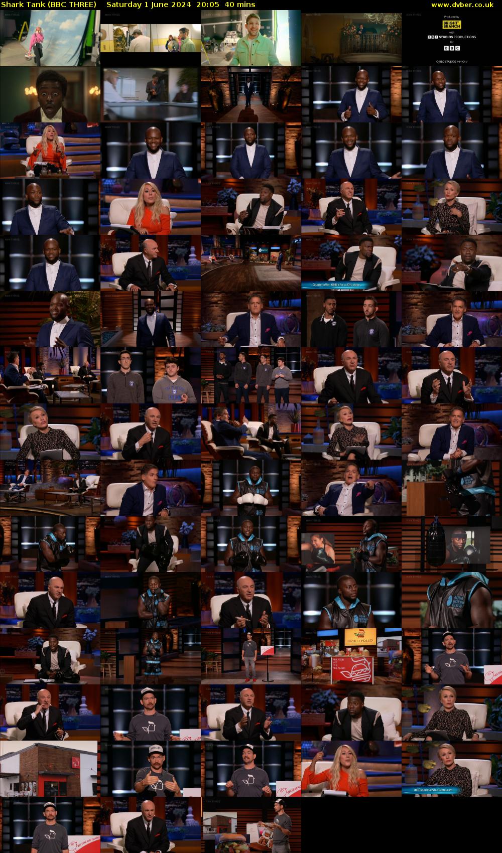 Shark Tank (BBC THREE) Saturday 1 June 2024 20:05 - 20:45