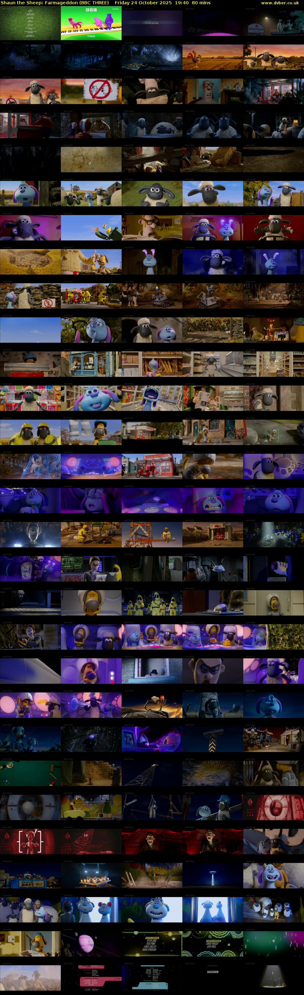 Shaun the Sheep: Farmageddon (BBC THREE) Friday 24 October 2025 19:40 - 21:00