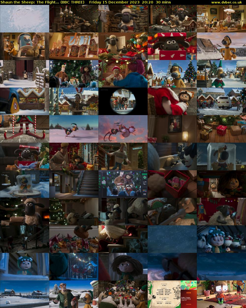 Shaun the Sheep: The Flight... (BBC THREE) Friday 15 December 2023 20:20 - 20:50
