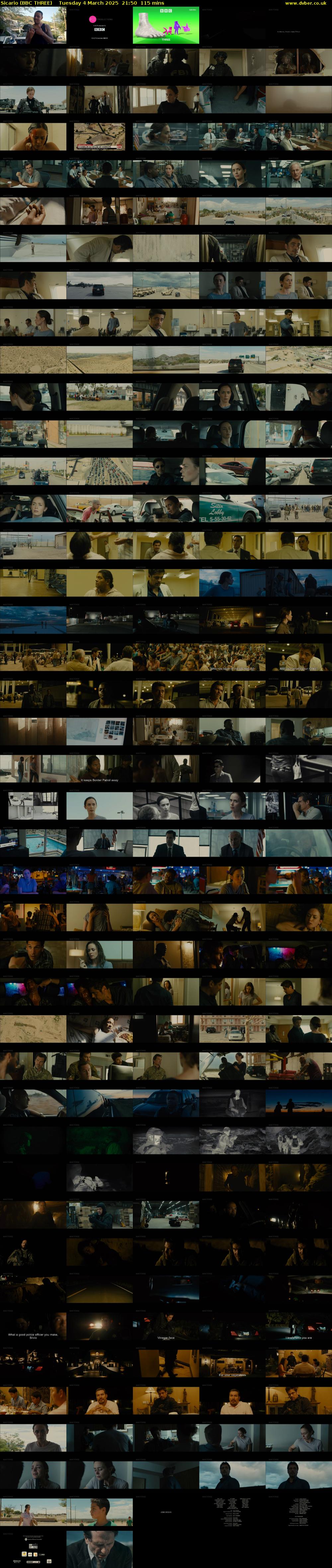 Sicario (BBC THREE) Tuesday 4 March 2025 21:50 - 23:45