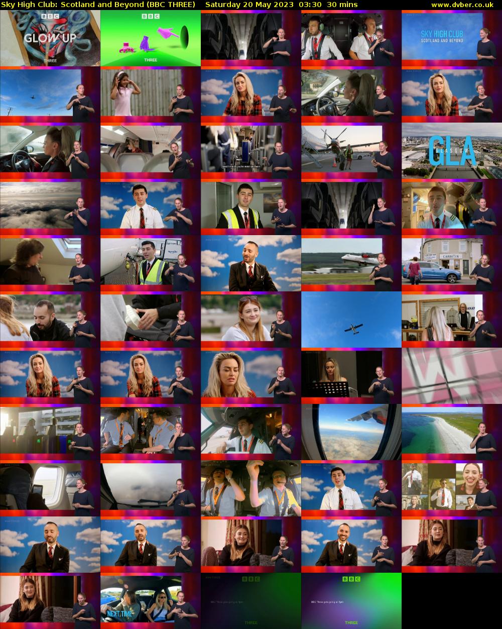 Sky High Club: Scotland and Beyond (BBC THREE) Saturday 20 May 2023 03:30 - 04:00