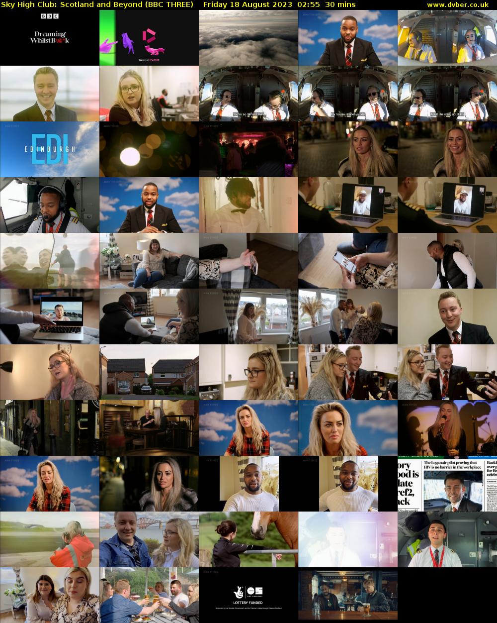 Sky High Club: Scotland and Beyond (BBC THREE) Friday 18 August 2023 02:55 - 03:25