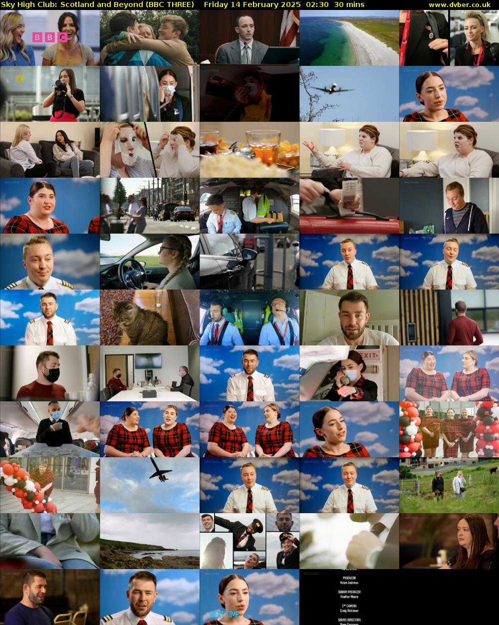 Sky High Club: Scotland and Beyond (BBC THREE) Friday 14 February 2025 02:30 - 03:00