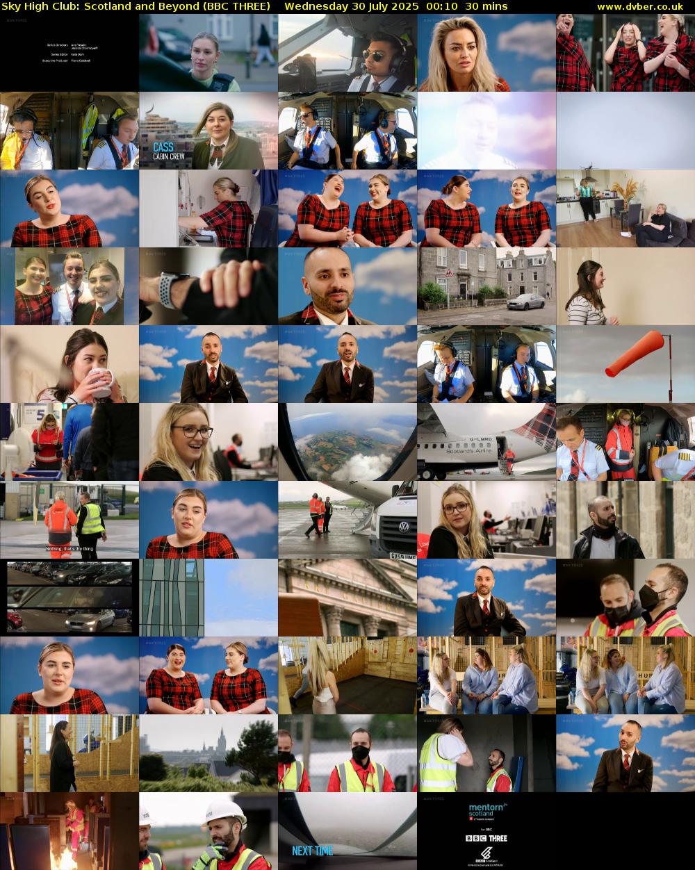 Sky High Club: Scotland and Beyond (BBC THREE) Wednesday 30 July 2025 00:10 - 00:40