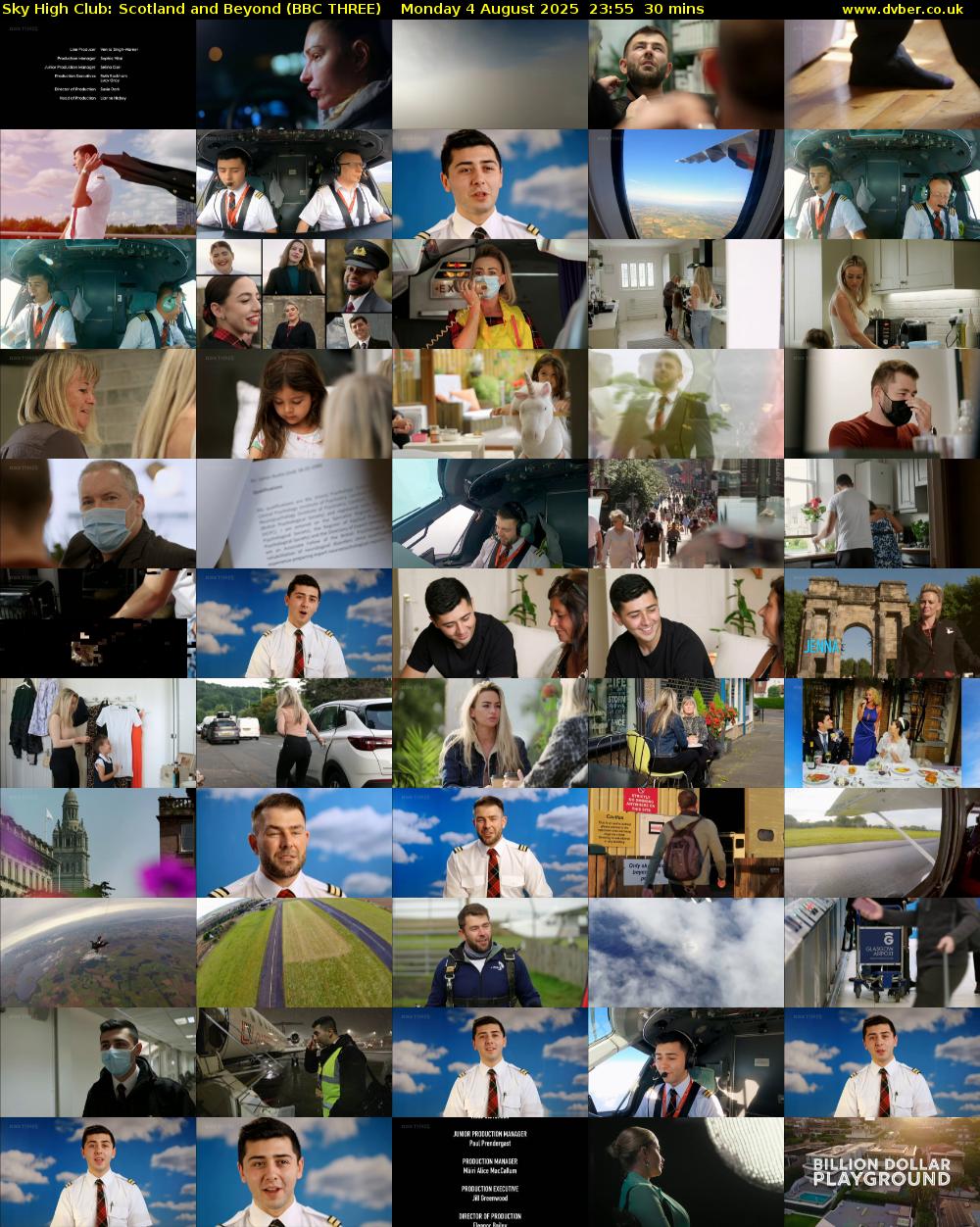 Sky High Club: Scotland and Beyond (BBC THREE) Monday 4 August 2025 23:55 - 00:25