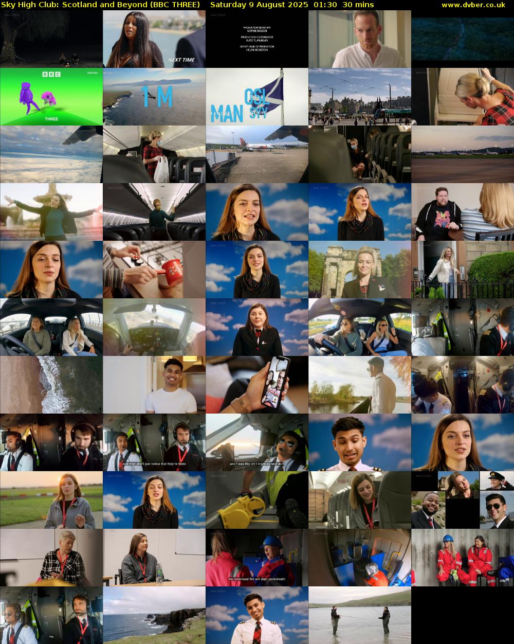 Sky High Club: Scotland and Beyond (BBC THREE) Saturday 9 August 2025 01:30 - 02:00
