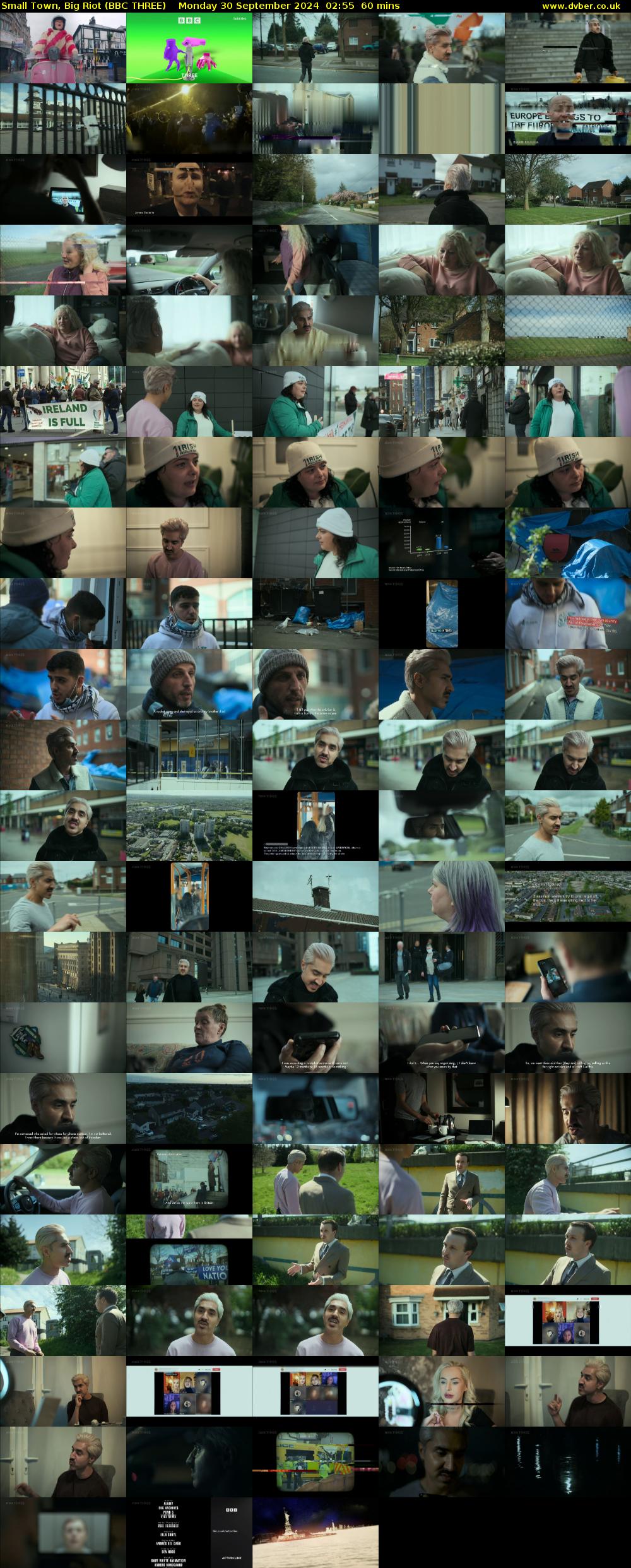 Small Town, Big Riot (BBC THREE) Monday 30 September 2024 02:55 - 03:55