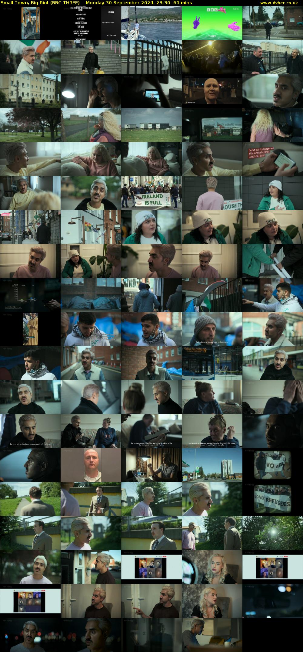 Small Town, Big Riot (BBC THREE) Monday 30 September 2024 23:30 - 00:30