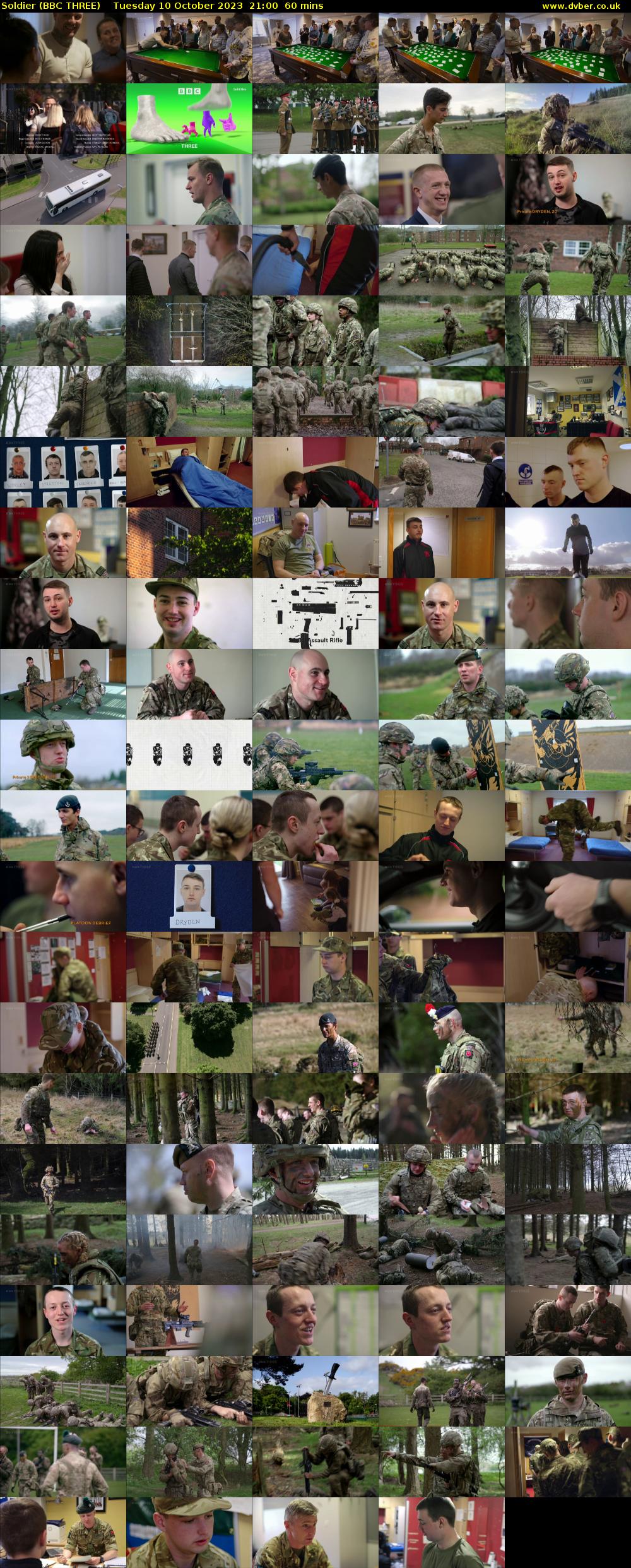 Soldier (BBC THREE) Tuesday 10 October 2023 21:00 - 22:00