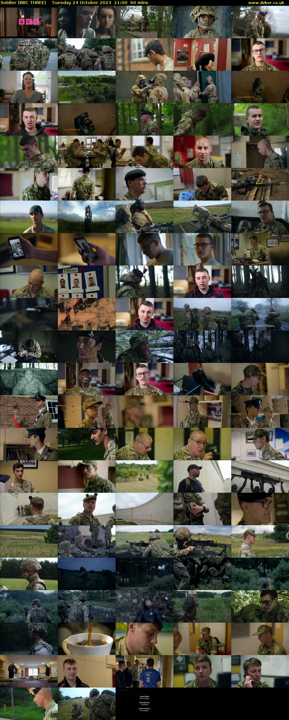 Soldier (BBC THREE) Tuesday 24 October 2023 21:00 - 22:00