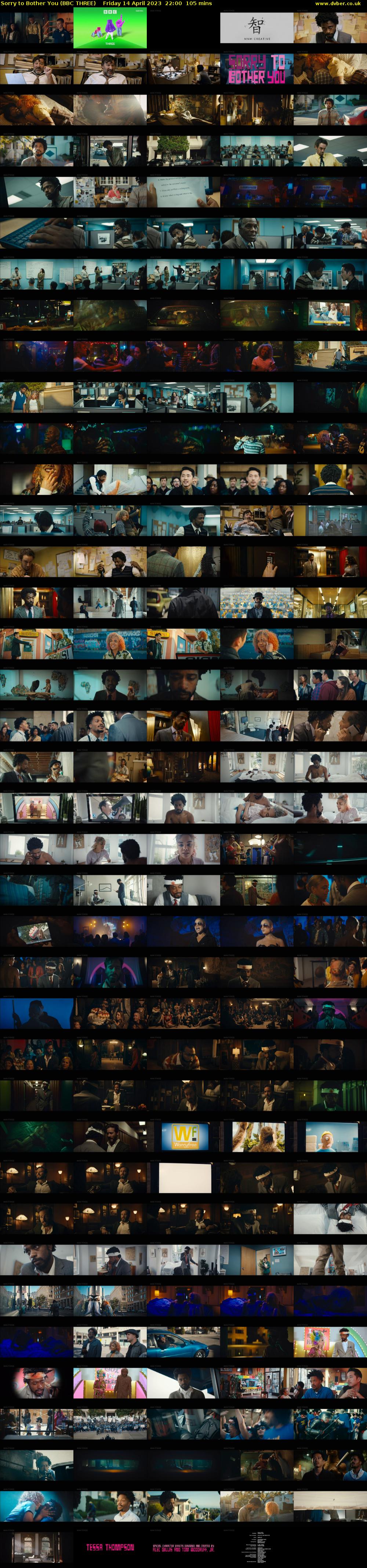 Sorry to Bother You (BBC THREE) Friday 14 April 2023 22:00 - 23:45