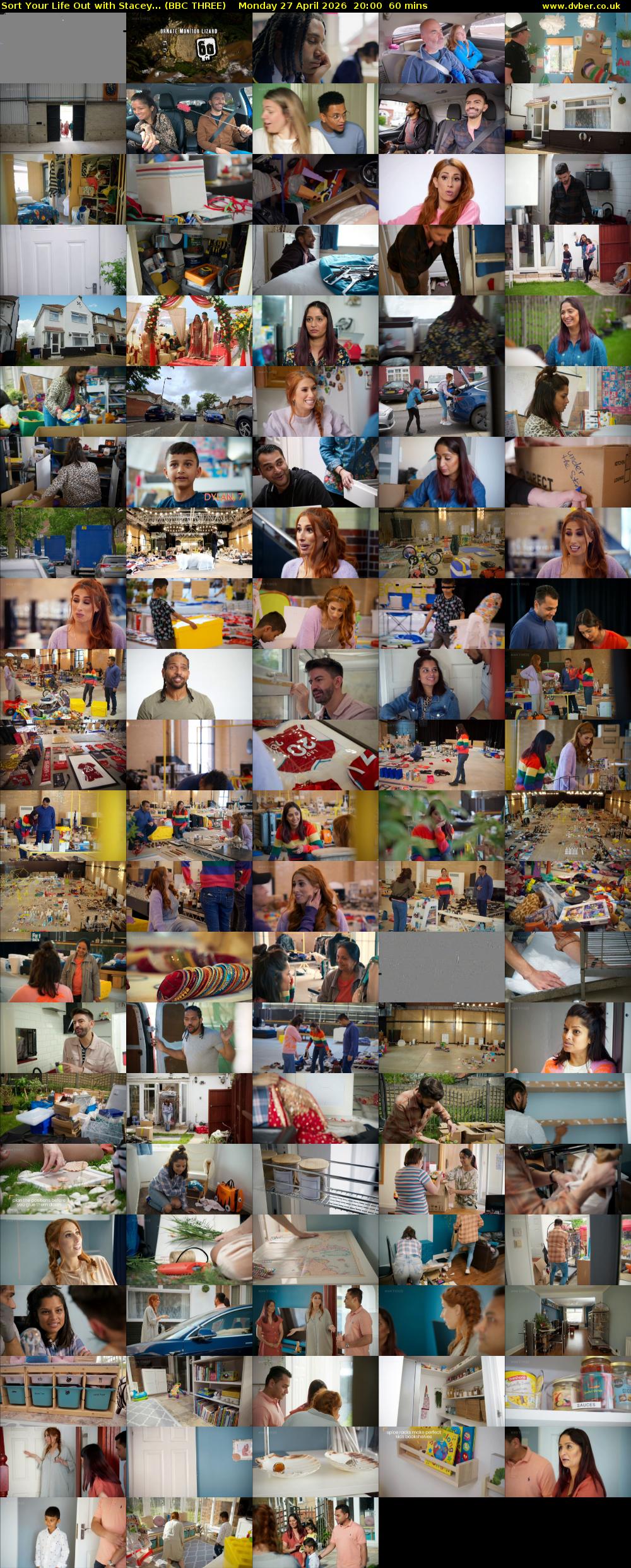 Sort Your Life Out with Stacey... (BBC THREE) Monday 27 April 2026 20:00 - 21:00