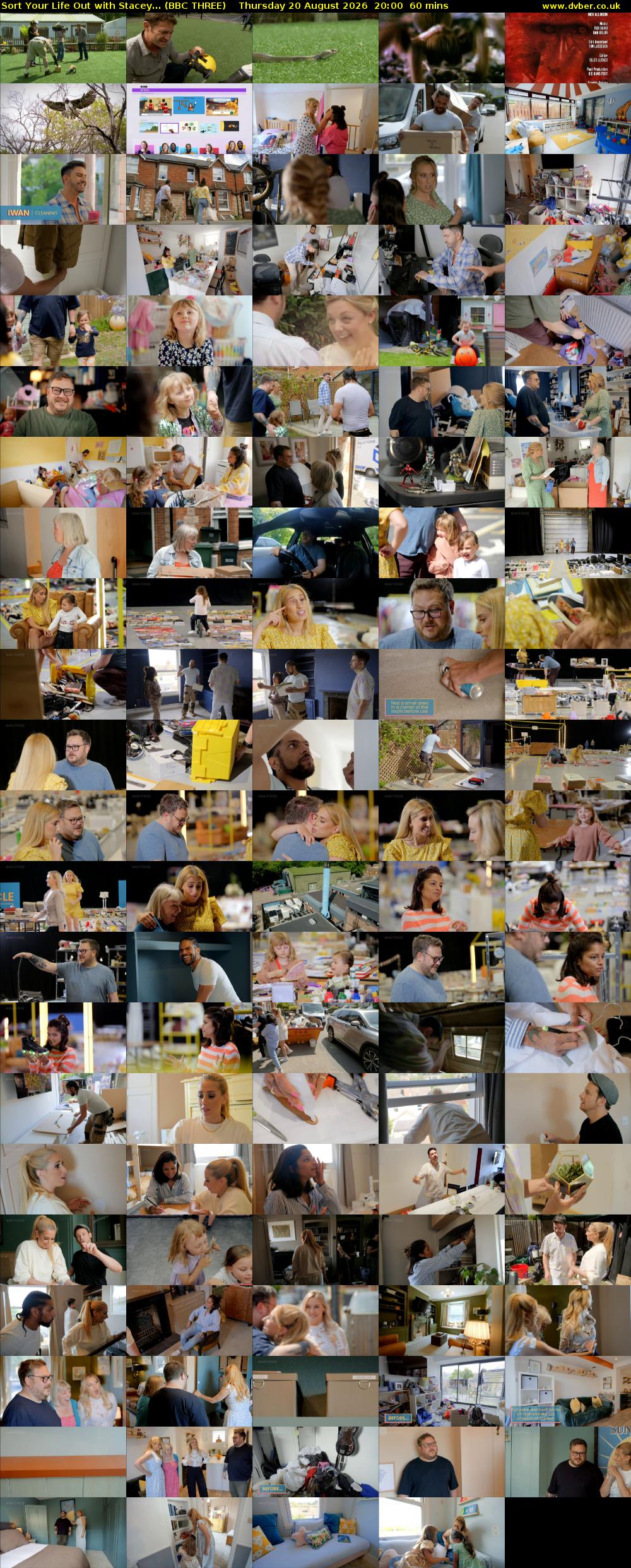 Sort Your Life Out with Stacey... (BBC THREE) Thursday 20 August 2026 20:00 - 21:00