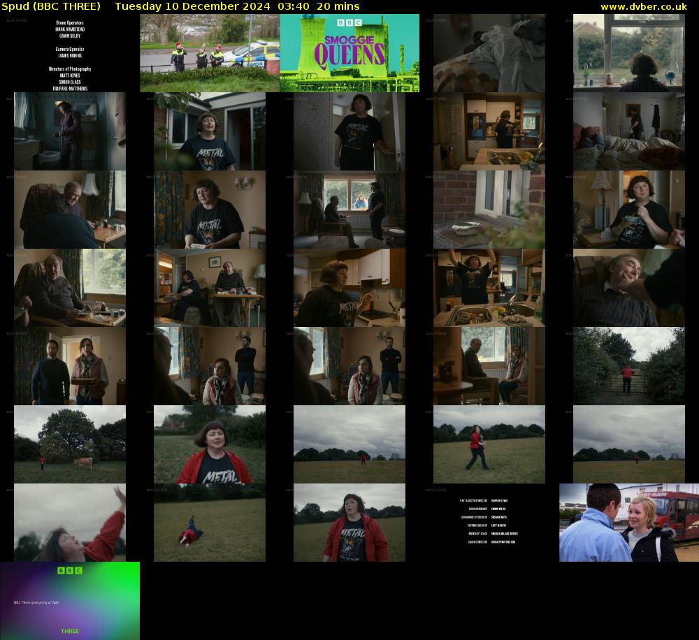 Spud (BBC THREE) Tuesday 10 December 2024 03:40 - 04:00