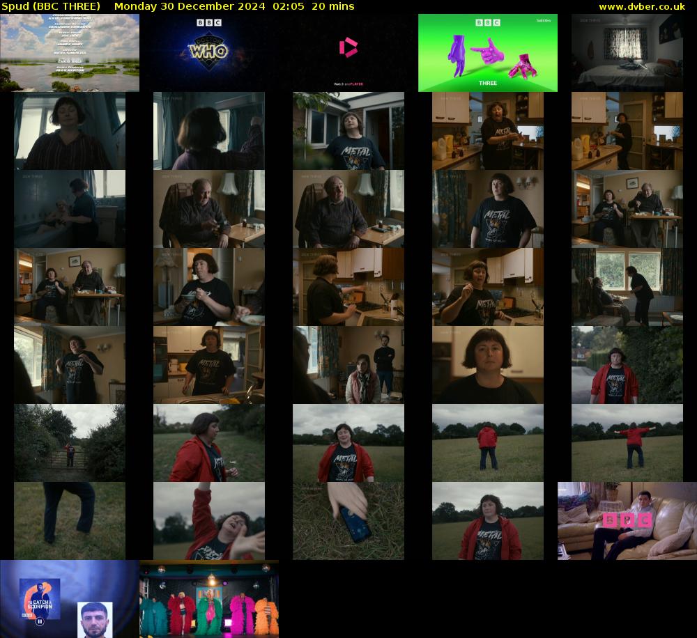 Spud (BBC THREE) Monday 30 December 2024 02:05 - 02:25