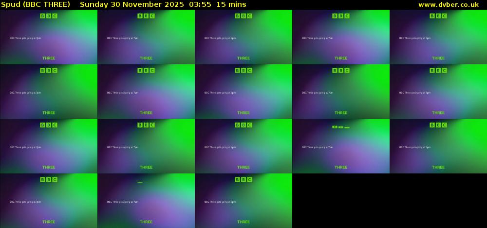 Spud (BBC THREE) Sunday 30 November 2025 03:55 - 04:10