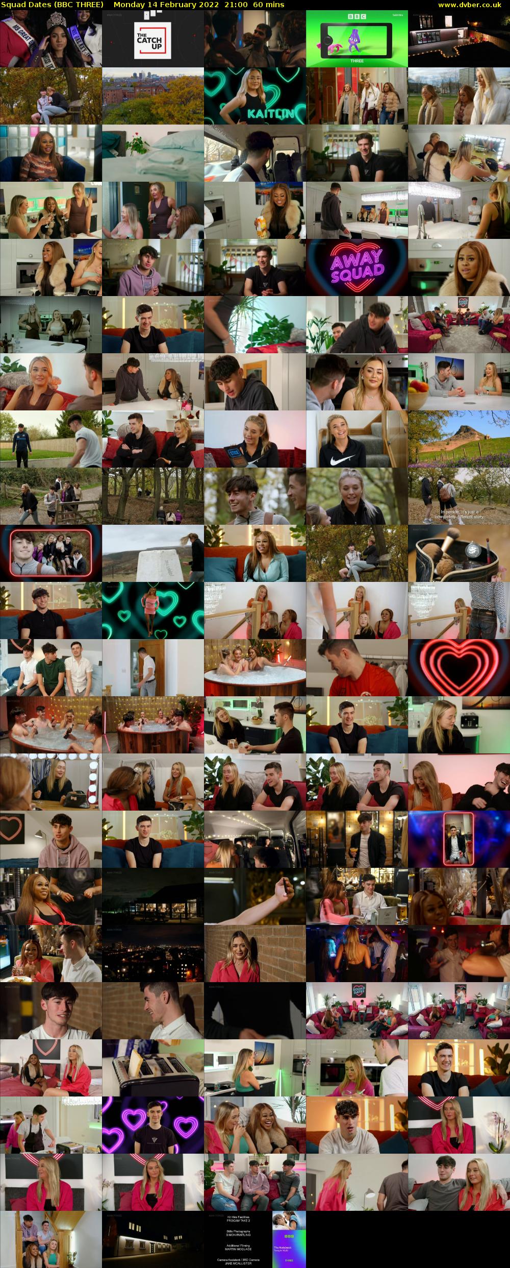 Squad Dates (BBC THREE) Monday 14 February 2022 21:00 - 22:00