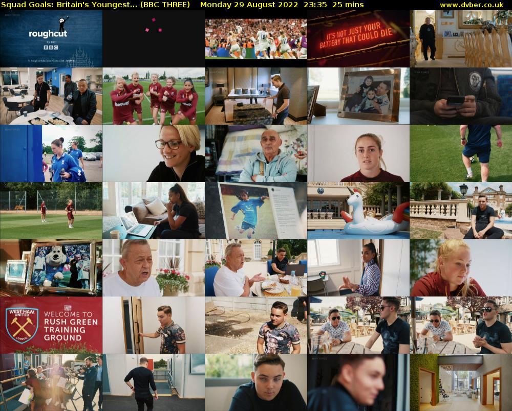 Squad Goals: Britain's Youngest... (BBC THREE) Monday 29 August 2022 23:35 - 00:00