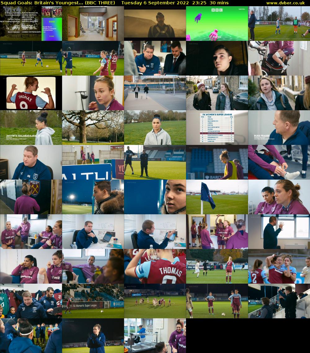 Squad Goals: Britain's Youngest... (BBC THREE) Tuesday 6 September 2022 23:25 - 23:55