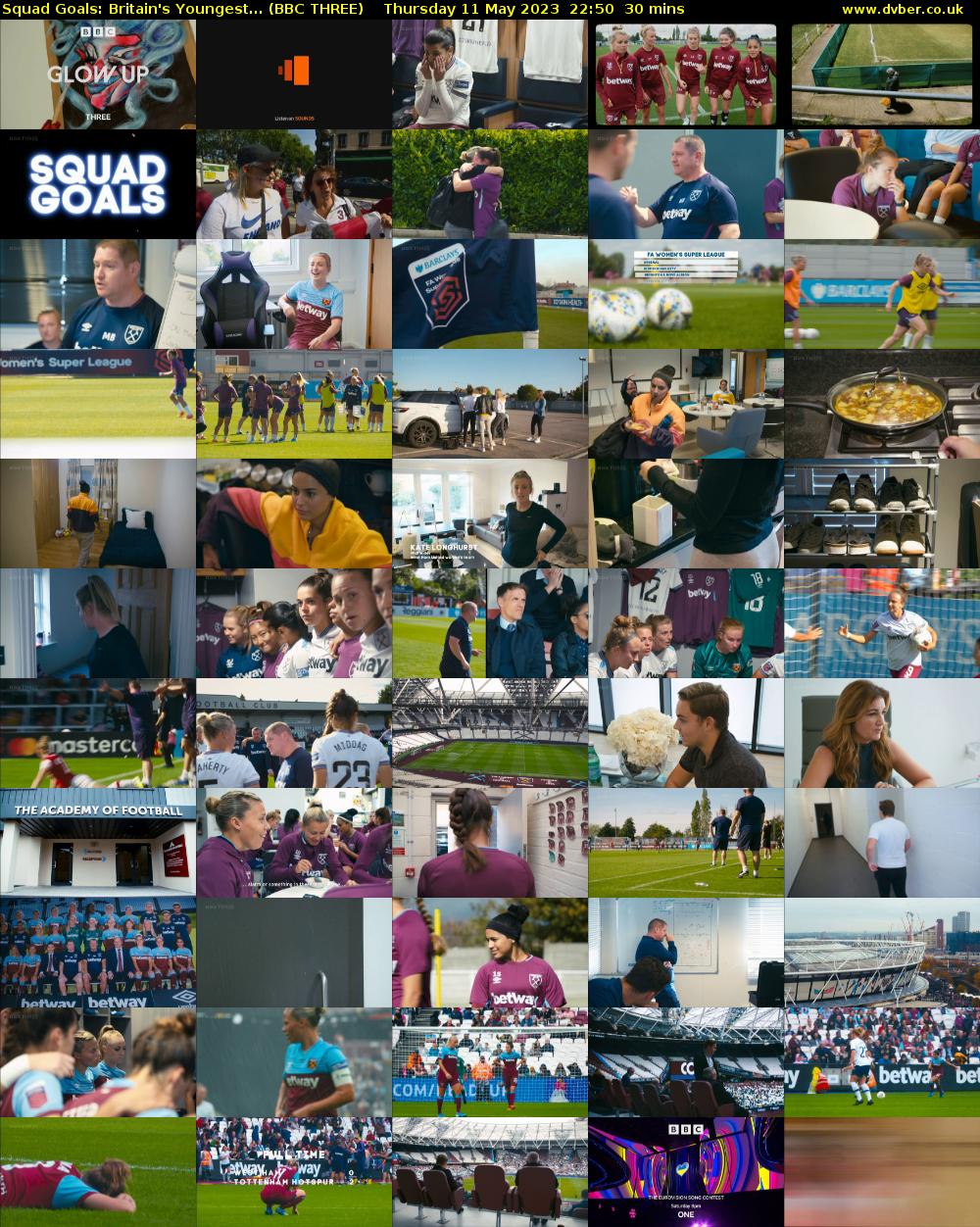 Squad Goals: Britain's Youngest... (BBC THREE) Thursday 11 May 2023 22:50 - 23:20