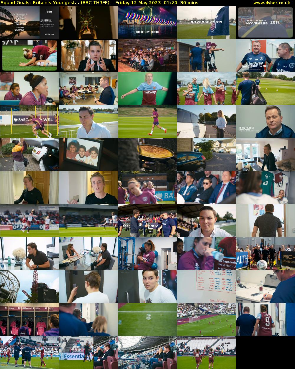 Squad Goals: Britain's Youngest... (BBC THREE) Friday 12 May 2023 01:20 - 01:50