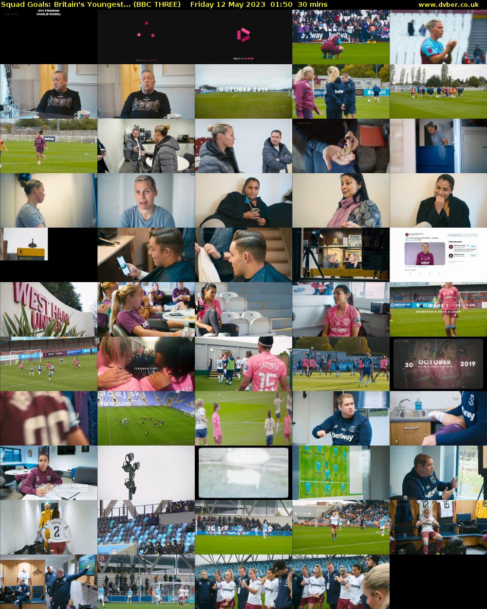 Squad Goals: Britain's Youngest... (BBC THREE) Friday 12 May 2023 01:50 - 02:20