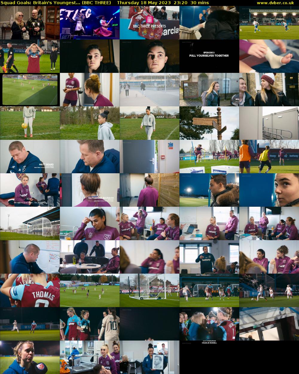 Squad Goals: Britain's Youngest... (BBC THREE) Thursday 18 May 2023 23:20 - 23:50
