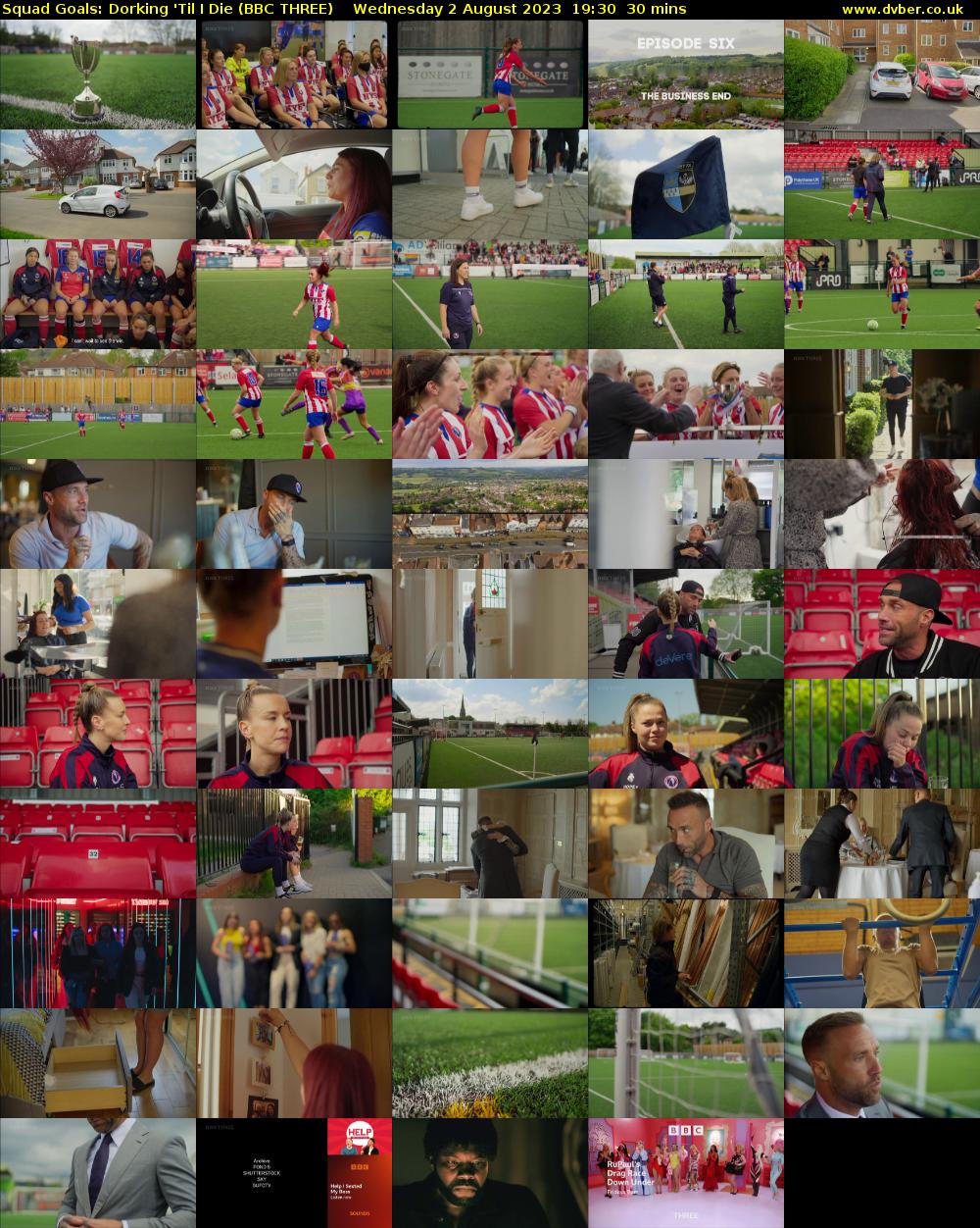 Squad Goals: Dorking 'Til I Die (BBC THREE) Wednesday 2 August 2023 19:30 - 20:00