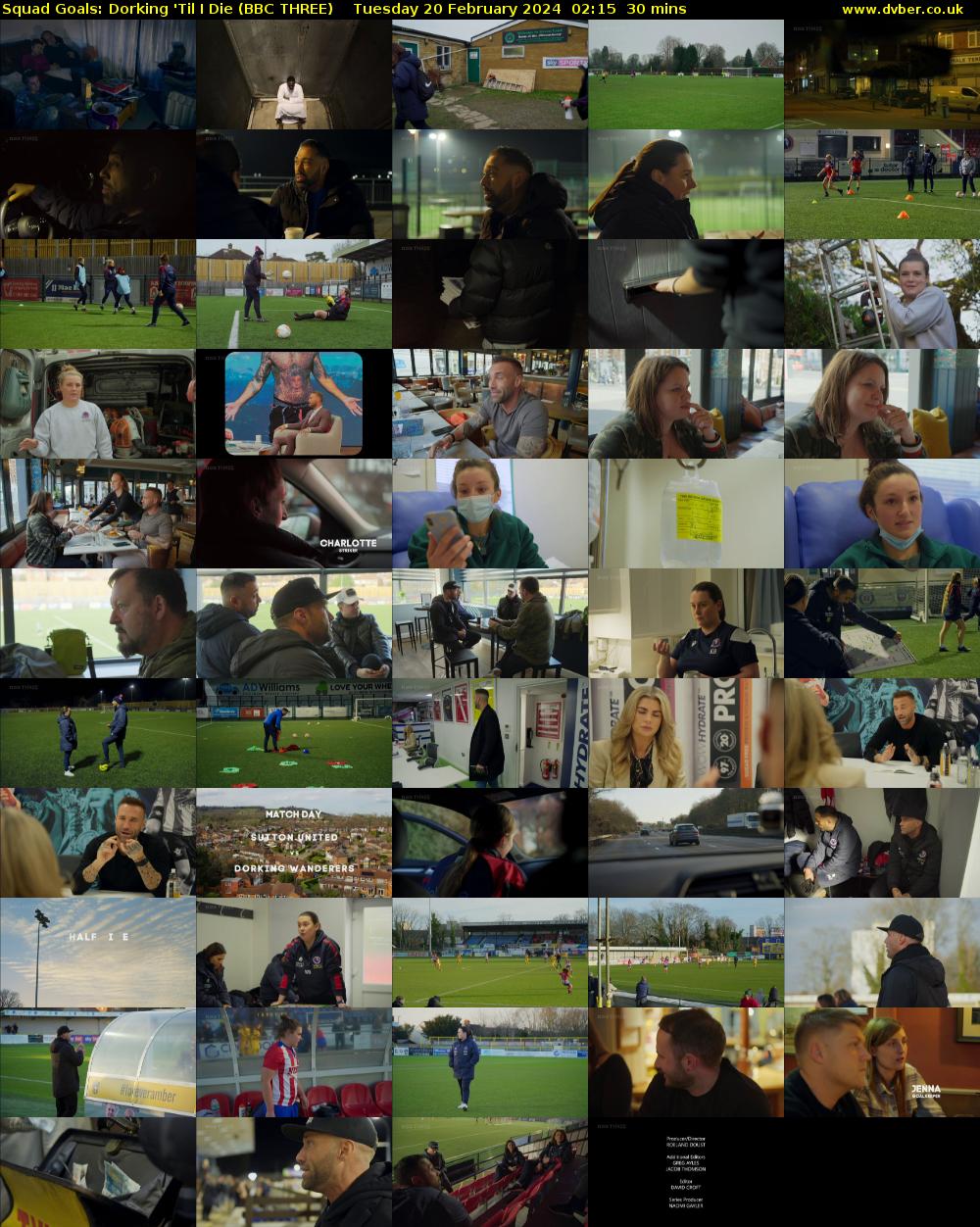 Squad Goals: Dorking 'Til I Die (BBC THREE) Tuesday 20 February 2024 02:15 - 02:45