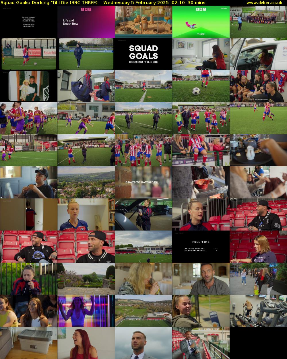Squad Goals: Dorking 'Til I Die (BBC THREE) Wednesday 5 February 2025 02:10 - 02:40