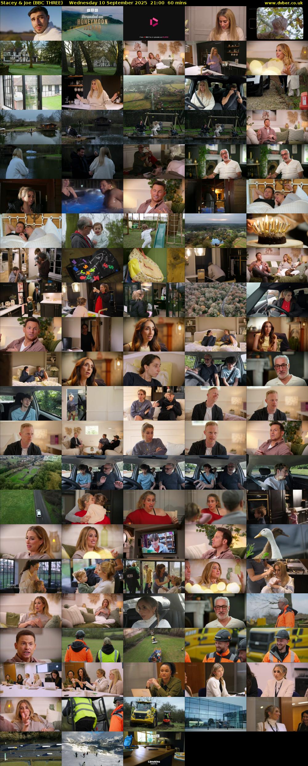 Stacey & Joe (BBC THREE) Wednesday 10 September 2025 21:00 - 22:00