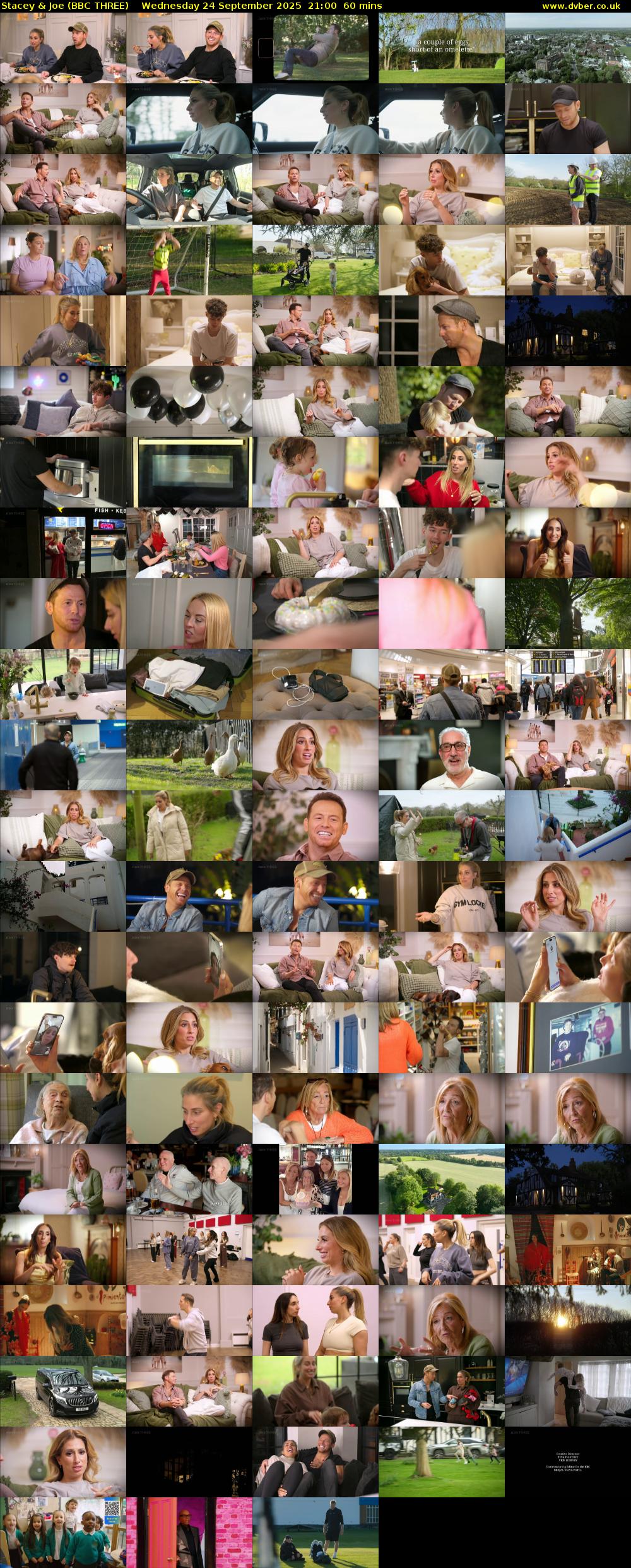 Stacey & Joe (BBC THREE) Wednesday 24 September 2025 21:00 - 22:00