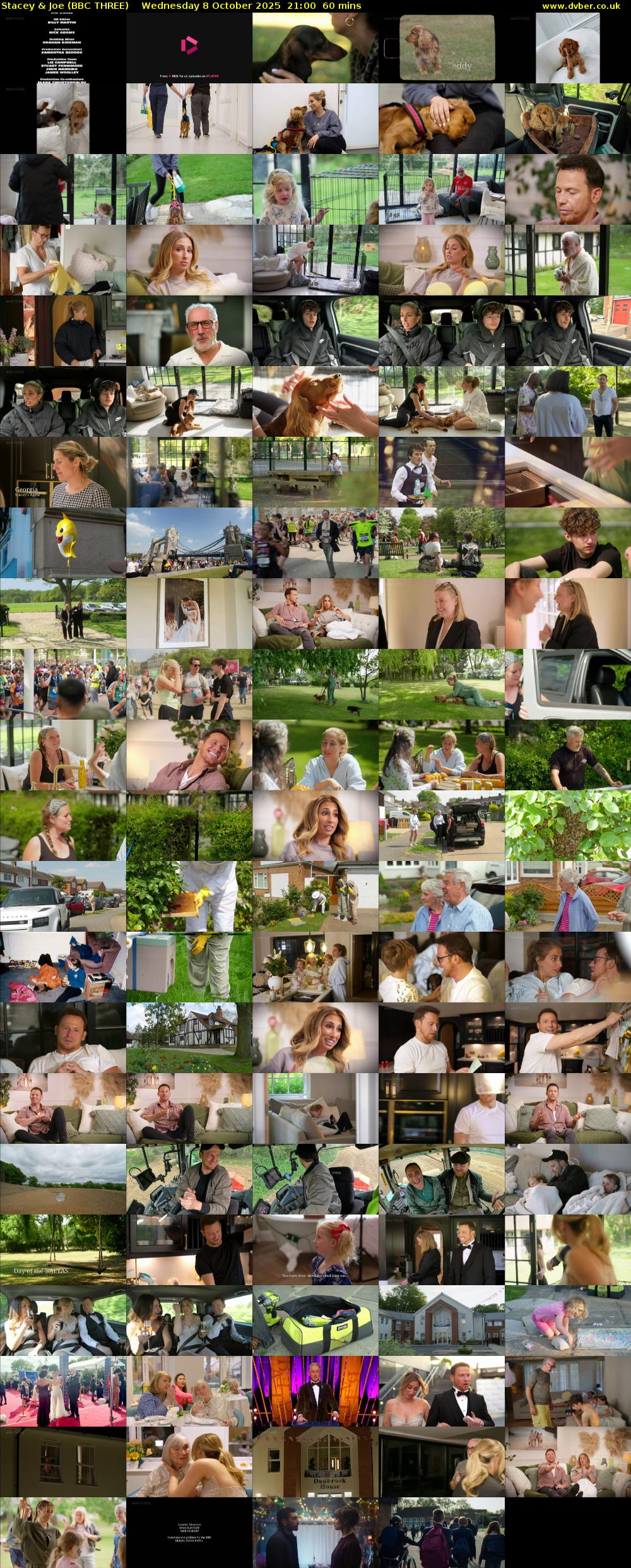 Stacey & Joe (BBC THREE) Wednesday 8 October 2025 21:00 - 22:00