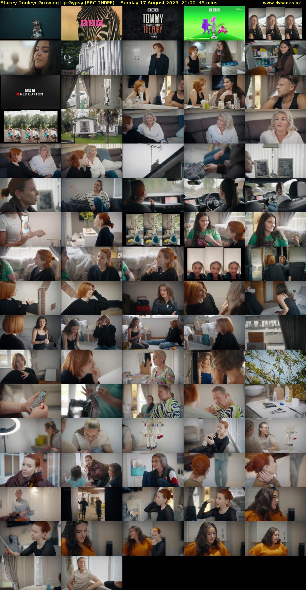 Stacey Dooley: Growing Up Gypsy (BBC THREE) Sunday 17 August 2025 21:00 - 21:45