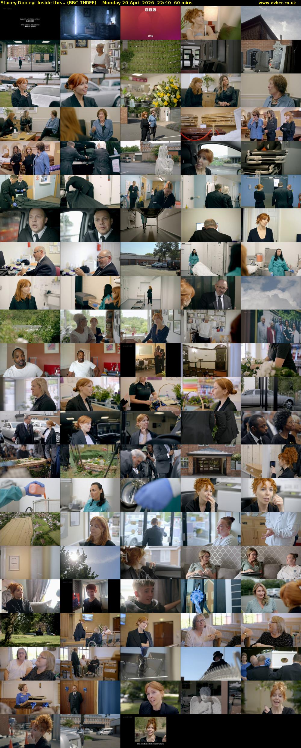 Stacey Dooley: Inside the... (BBC THREE) Monday 20 April 2026 22:40 - 23:40