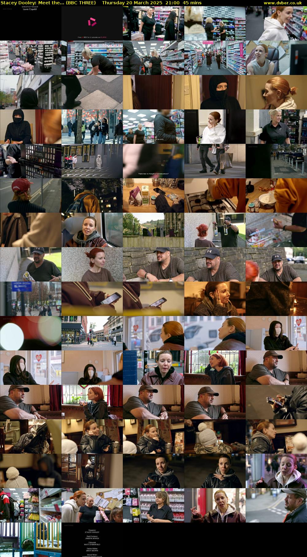 Stacey Dooley: Meet the... (BBC THREE) Thursday 20 March 2025 21:00 - 21:45