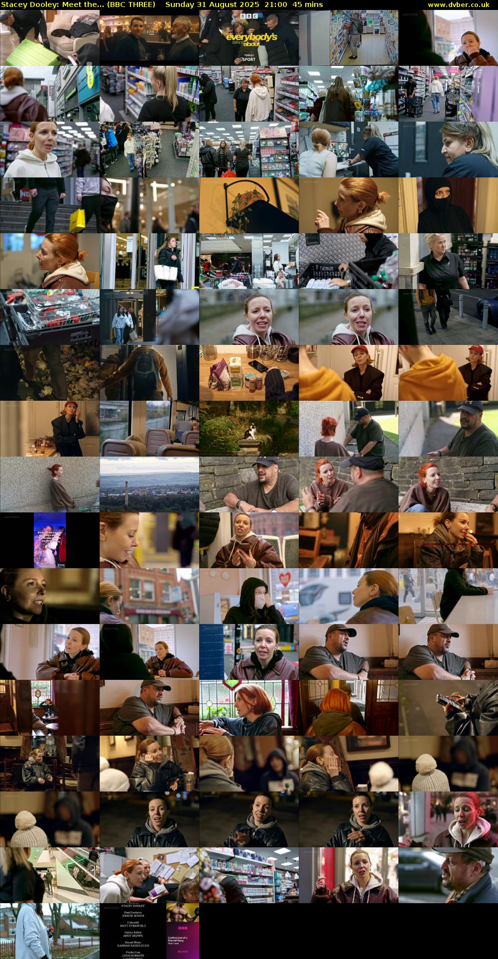 Stacey Dooley: Meet the... (BBC THREE) Sunday 31 August 2025 21:00 - 21:45