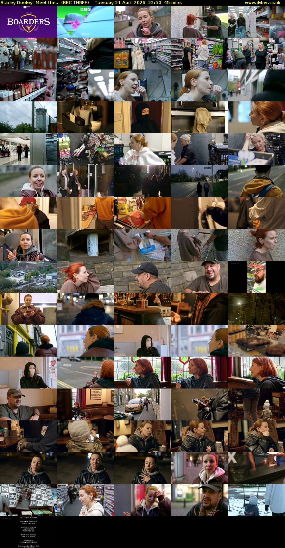 Stacey Dooley: Meet the... (BBC THREE) Tuesday 21 April 2026 22:50 - 23:35