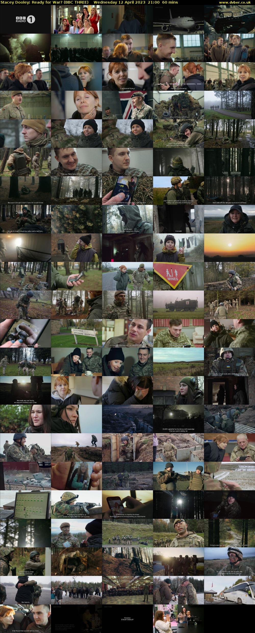 Stacey Dooley: Ready for War? (BBC THREE) Wednesday 12 April 2023 21:00 - 22:00