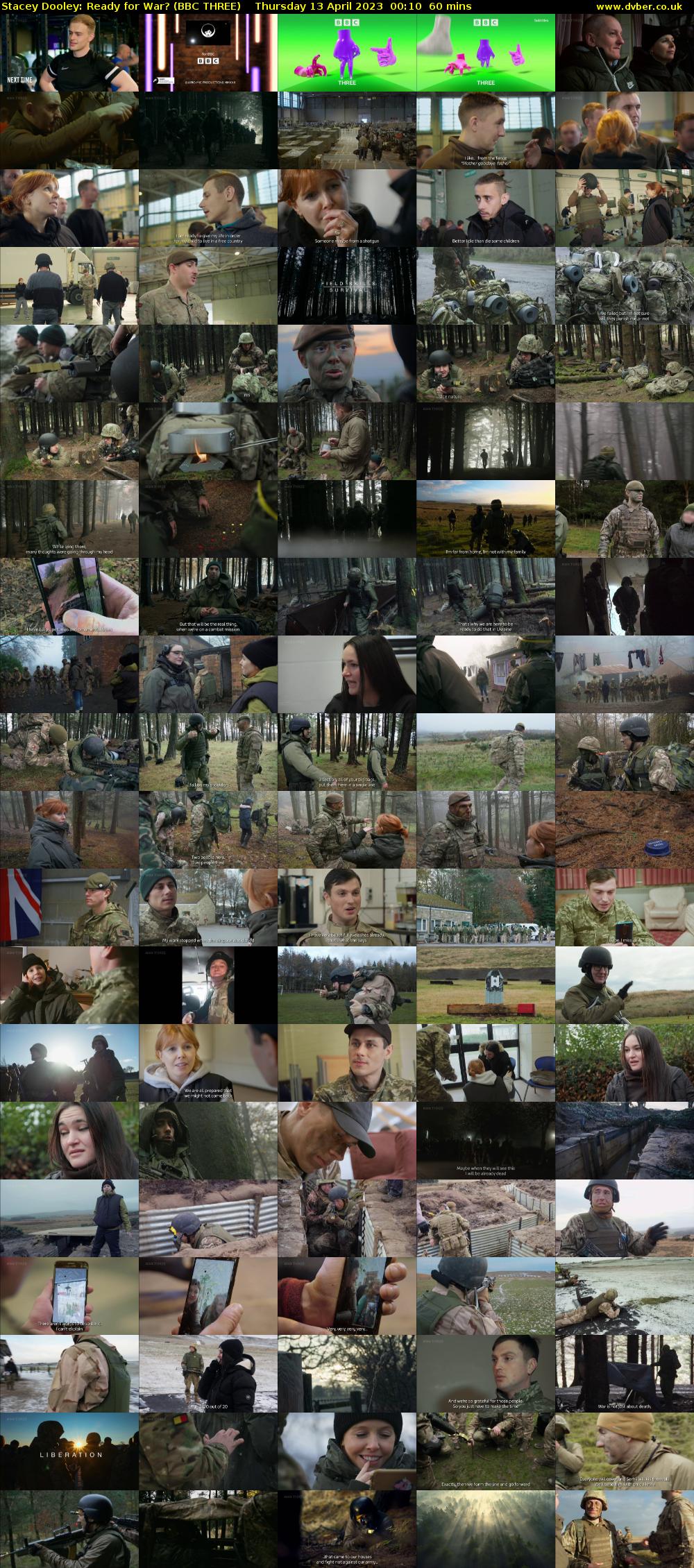 Stacey Dooley: Ready for War? (BBC THREE) Thursday 13 April 2023 00:10 - 01:10