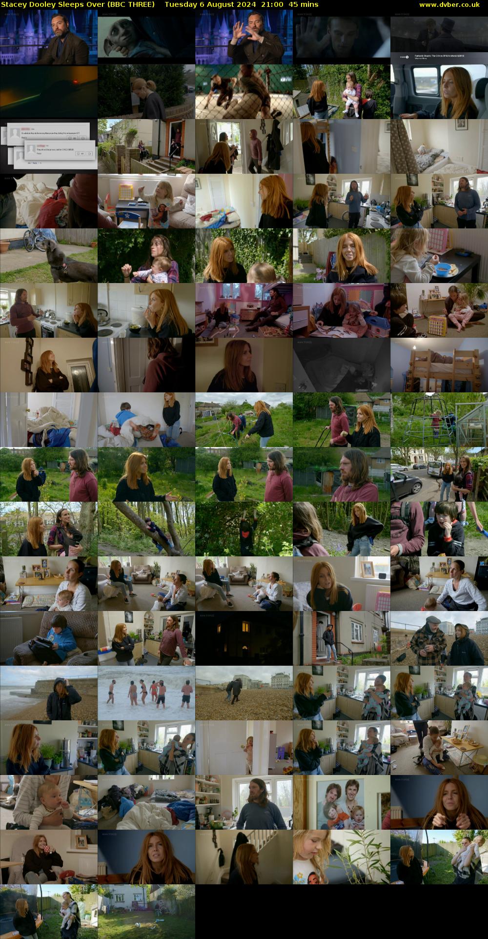 Stacey Dooley Sleeps Over (BBC THREE) Tuesday 6 August 2024 21:00 - 21:45