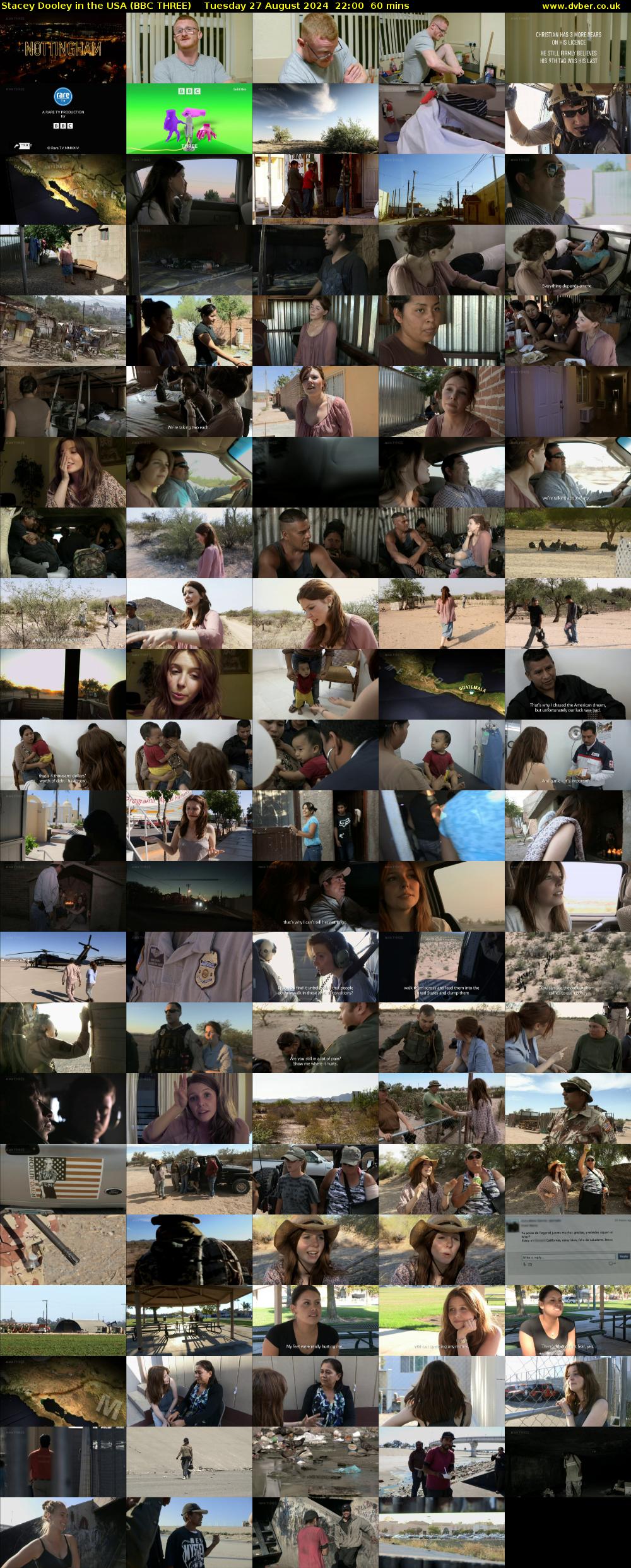 Stacey Dooley in the USA (BBC THREE) Tuesday 27 August 2024 22:00 - 23:00