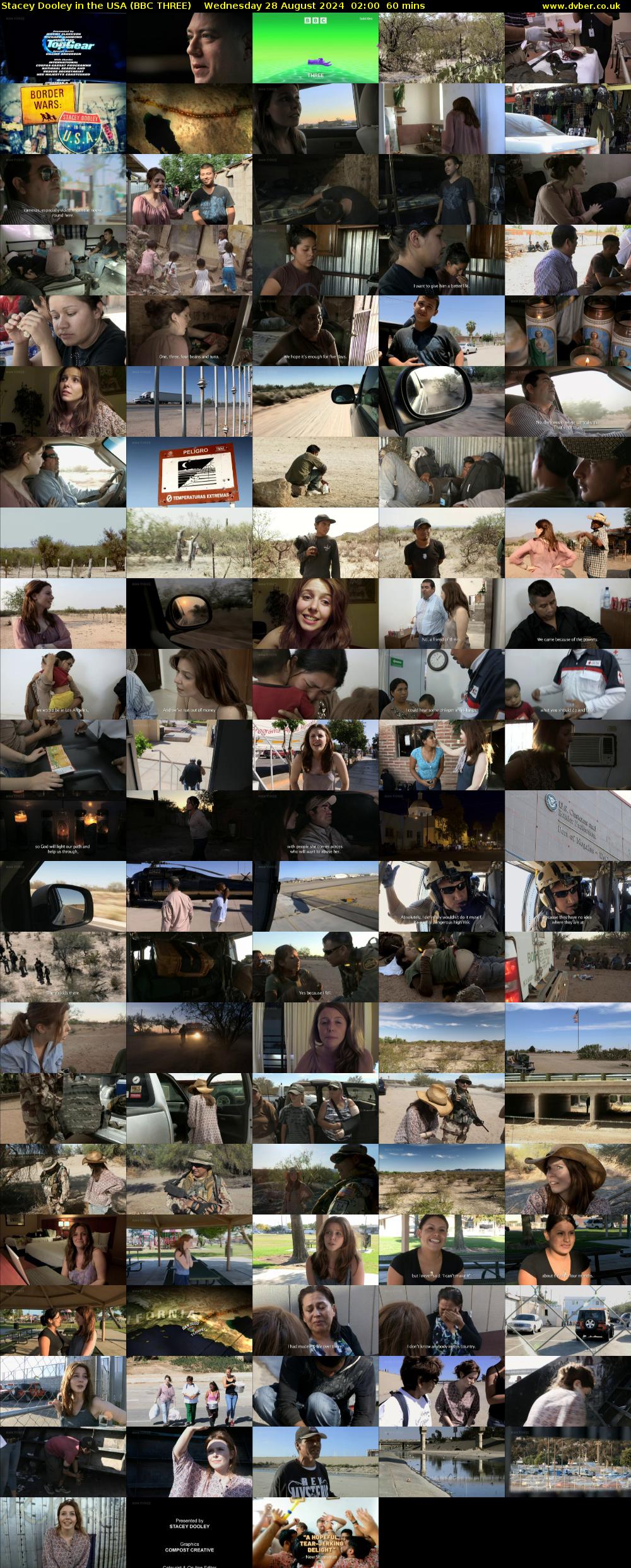 Stacey Dooley in the USA (BBC THREE) Wednesday 28 August 2024 02:00 - 03:00